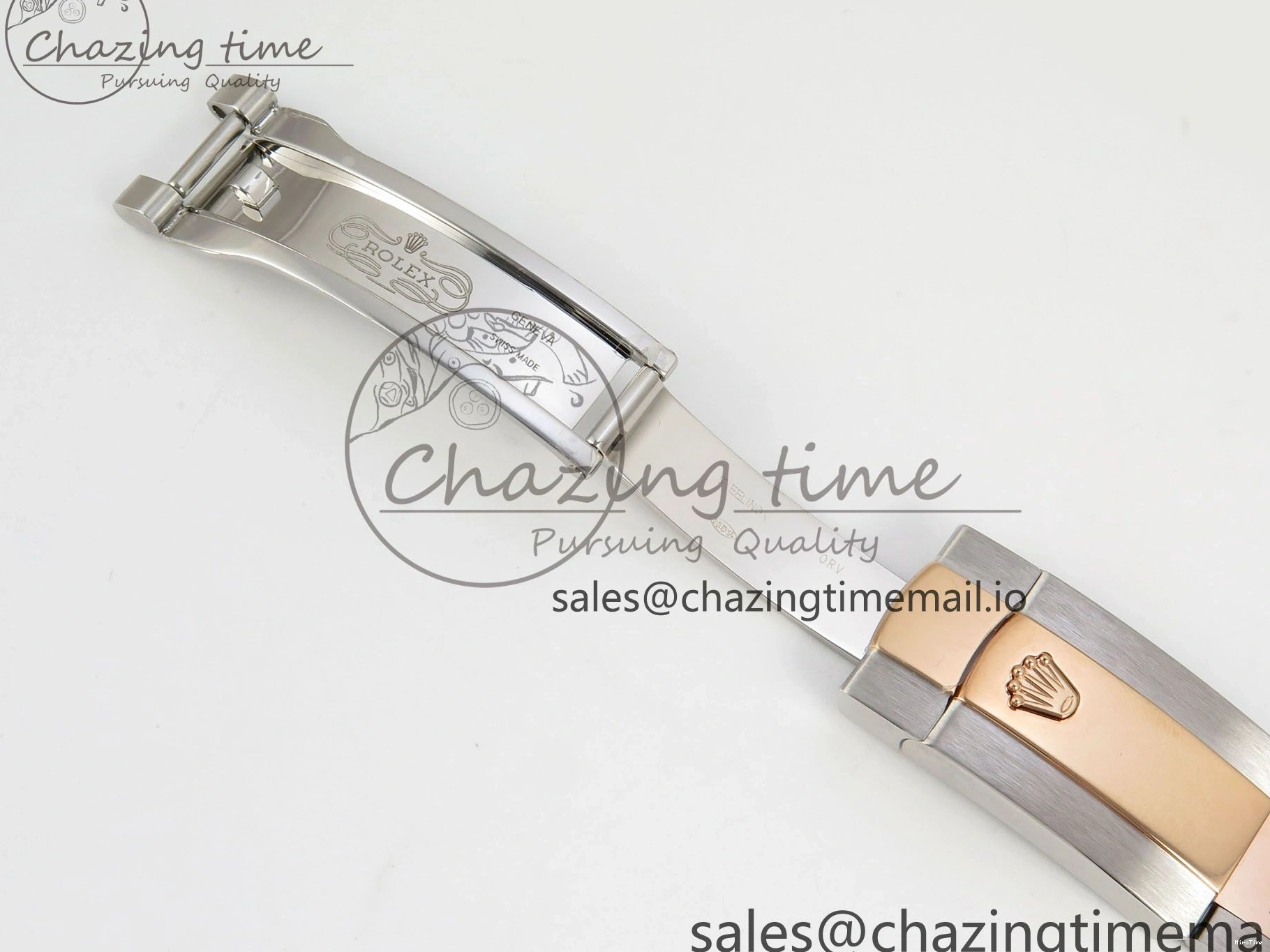 MiroTime 0210 Effortless DateJust 41 126331 SS RG ARF 1:1 Best Edition Brown Stick Dial on Oyster Bracelet SH3235 (Weighted) 201